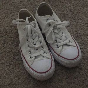 White low top converse